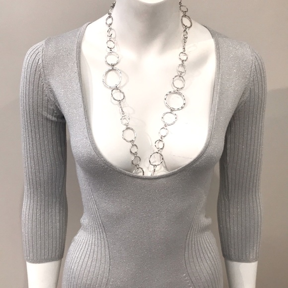 Silk Marciano sweater dress - Picture 2 of 6